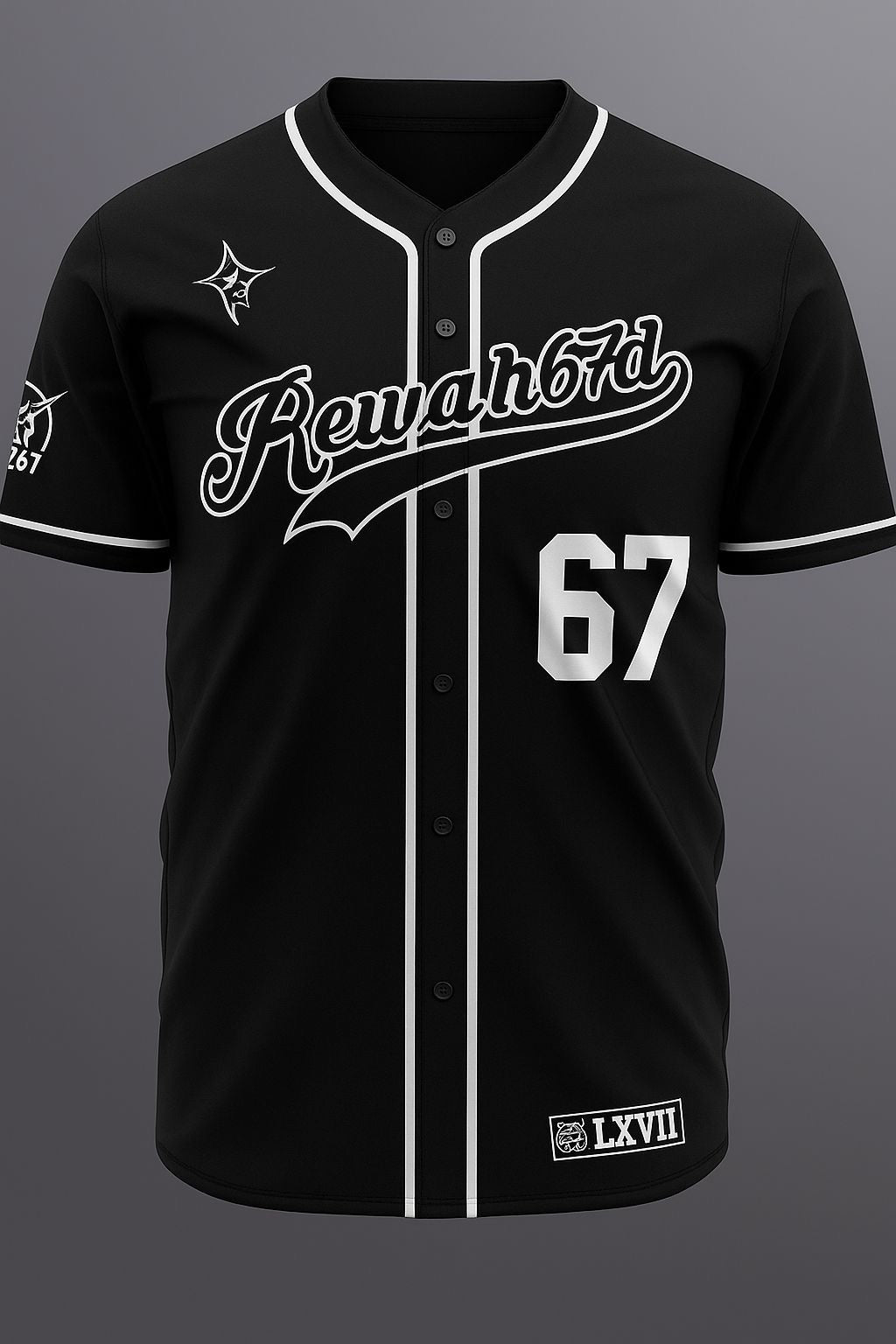 Black Baseball Tees