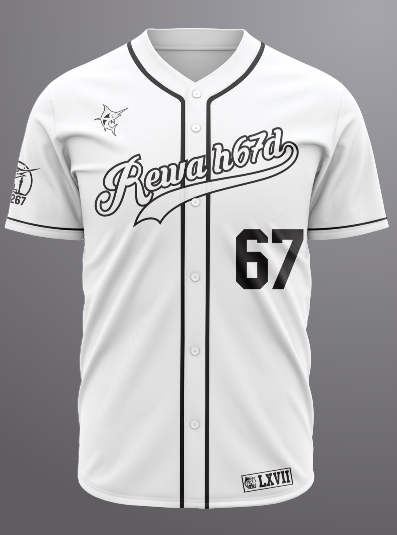 White Baseball Tees
