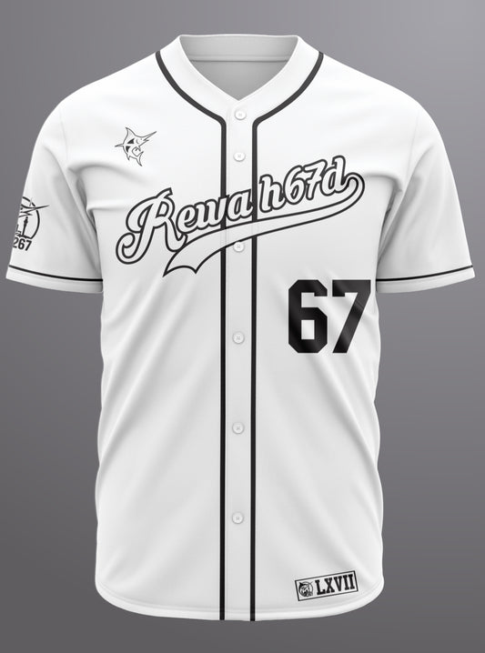 White Baseball Tees